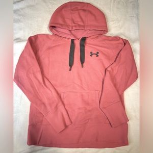 UNDER ARMOUR STORM LOOSE FIT COLD GEAR WOMAN HOODIE PINK AND GRAY SIZE MED